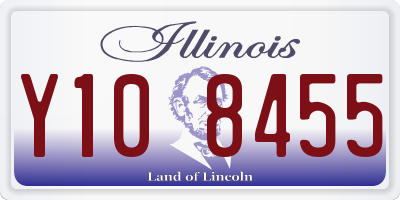 IL license plate Y108455