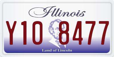 IL license plate Y108477