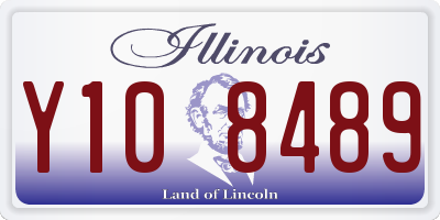 IL license plate Y108489
