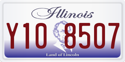 IL license plate Y108507