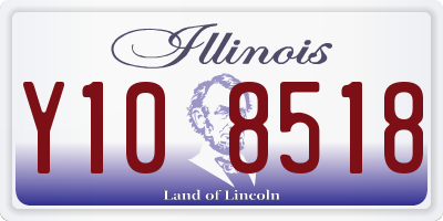 IL license plate Y108518