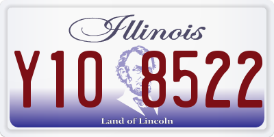IL license plate Y108522