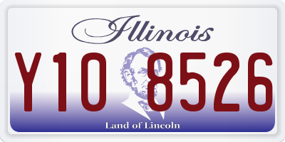 IL license plate Y108526
