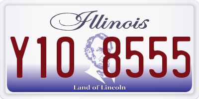 IL license plate Y108555