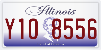 IL license plate Y108556