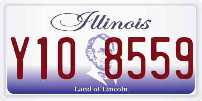 IL license plate Y108559
