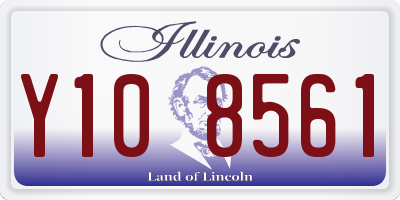 IL license plate Y108561