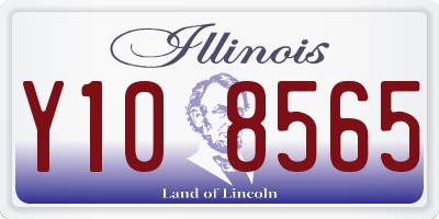 IL license plate Y108565