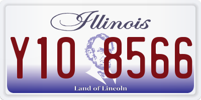 IL license plate Y108566