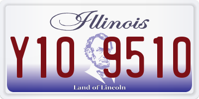 IL license plate Y109510