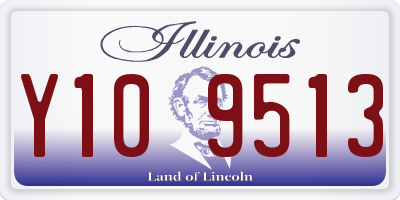 IL license plate Y109513
