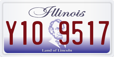 IL license plate Y109517