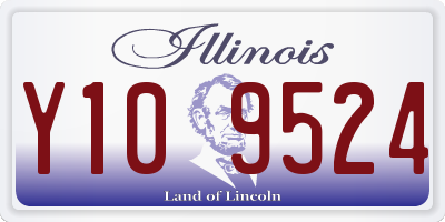IL license plate Y109524