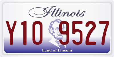 IL license plate Y109527