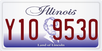 IL license plate Y109530