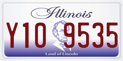 IL license plate Y109535