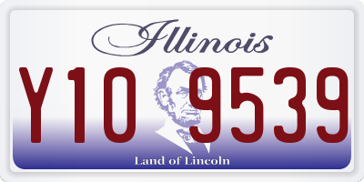 IL license plate Y109539