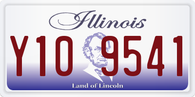 IL license plate Y109541