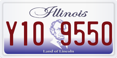 IL license plate Y109550