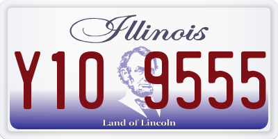 IL license plate Y109555