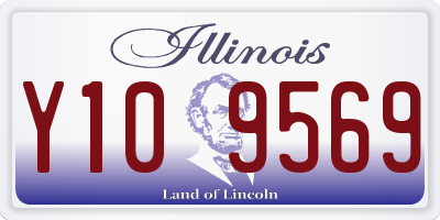 IL license plate Y109569