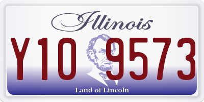 IL license plate Y109573