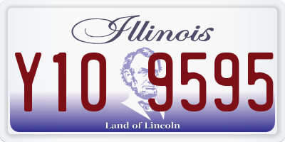 IL license plate Y109595