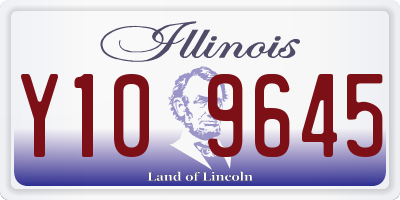 IL license plate Y109645