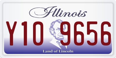 IL license plate Y109656