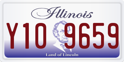 IL license plate Y109659