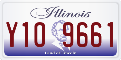 IL license plate Y109661