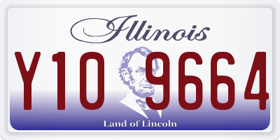 IL license plate Y109664