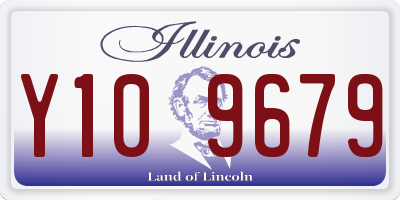 IL license plate Y109679