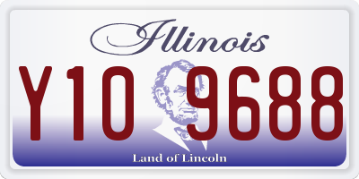 IL license plate Y109688