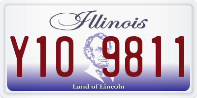 IL license plate Y109811