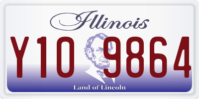 IL license plate Y109864