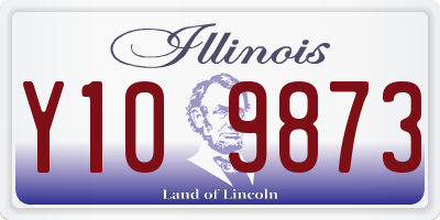 IL license plate Y109873