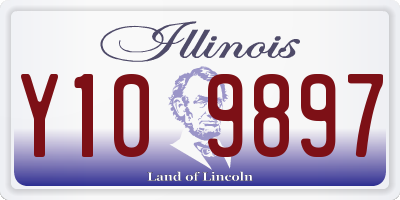 IL license plate Y109897