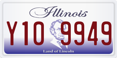 IL license plate Y109949