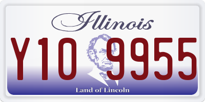 IL license plate Y109955
