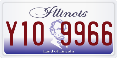 IL license plate Y109966