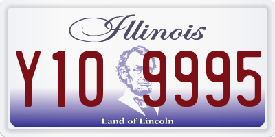 IL license plate Y109995