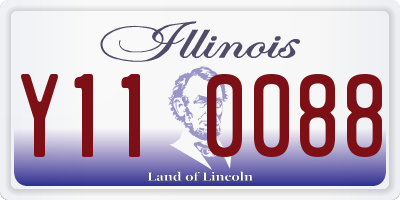 IL license plate Y110088