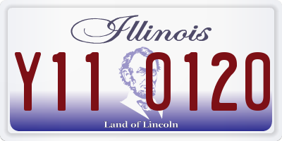 IL license plate Y110120