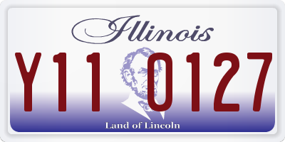 IL license plate Y110127