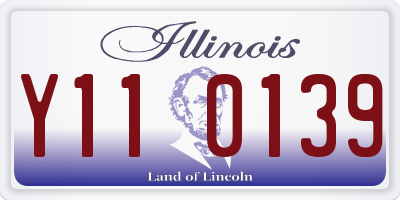 IL license plate Y110139