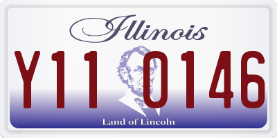 IL license plate Y110146