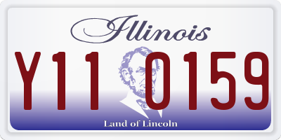 IL license plate Y110159