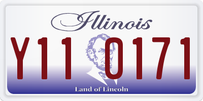 IL license plate Y110171