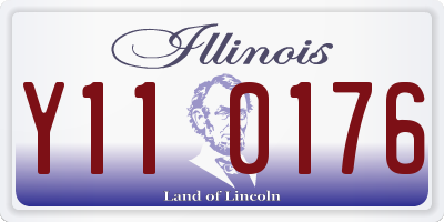 IL license plate Y110176